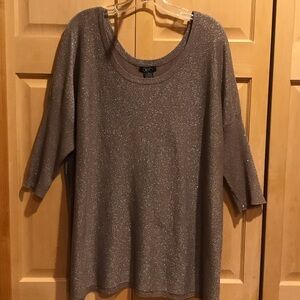 Deb Metallic Dark Tan Top